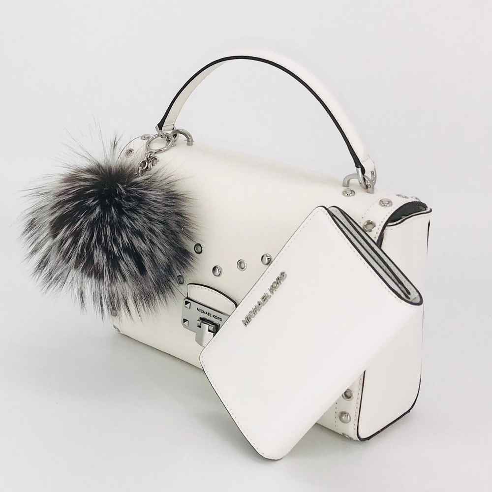 3PCS Michael Kors Kinsley Satchel Wallet Charms - Picture 2 of 8